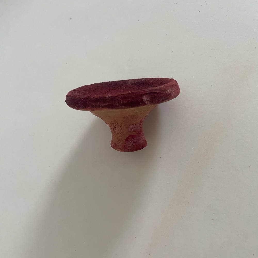Moroccan Aker Fassi Handmade Clay Pot For Lip & Cheek Stain . - Picture 2 of 3